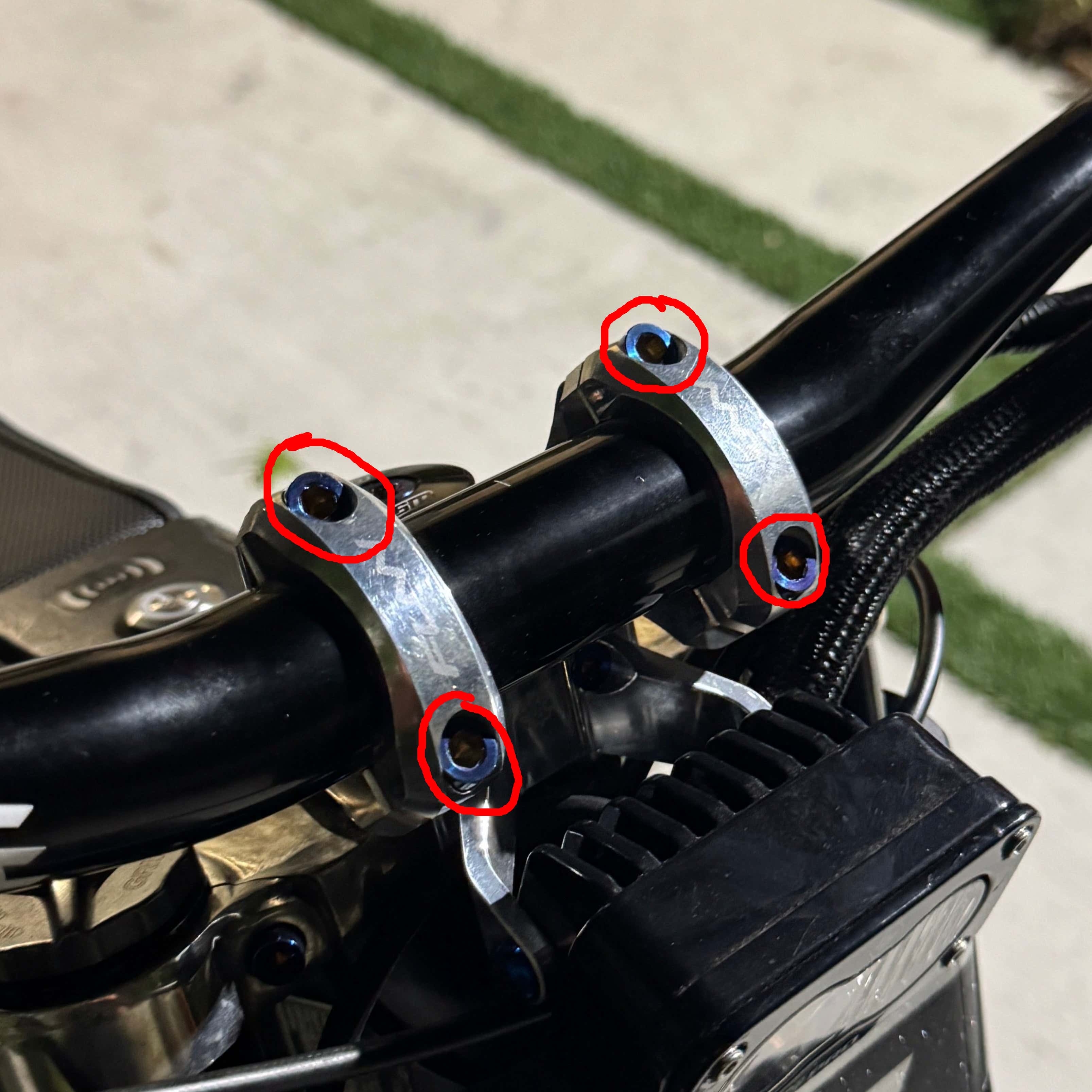 Titanium Direct Mount Bolts