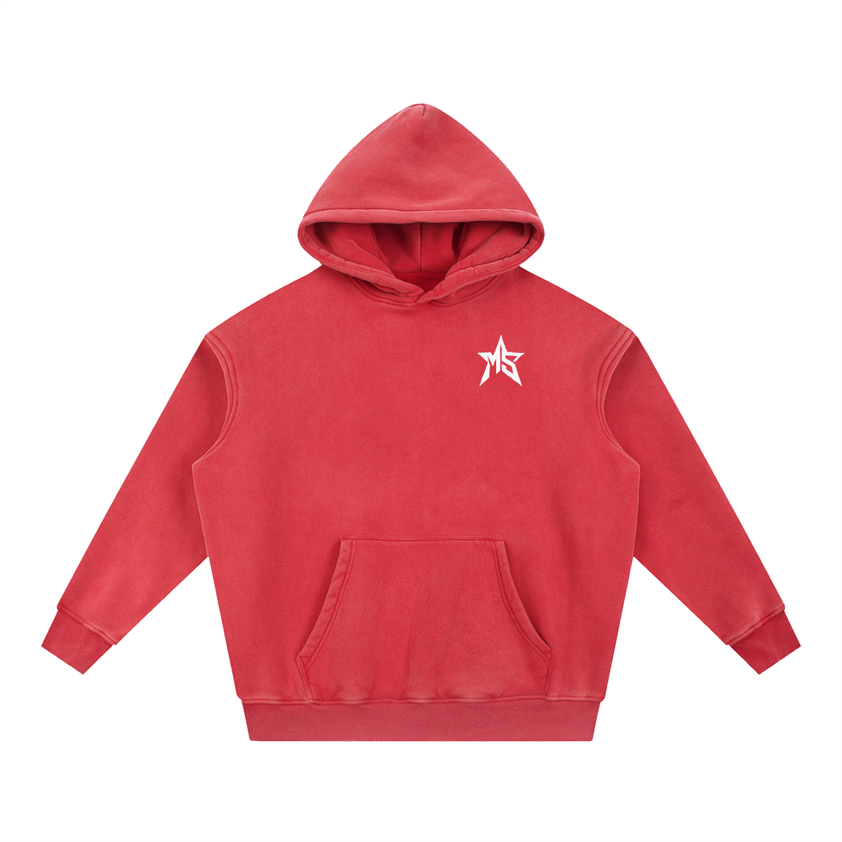 Red Oversized Moxy Hoodie